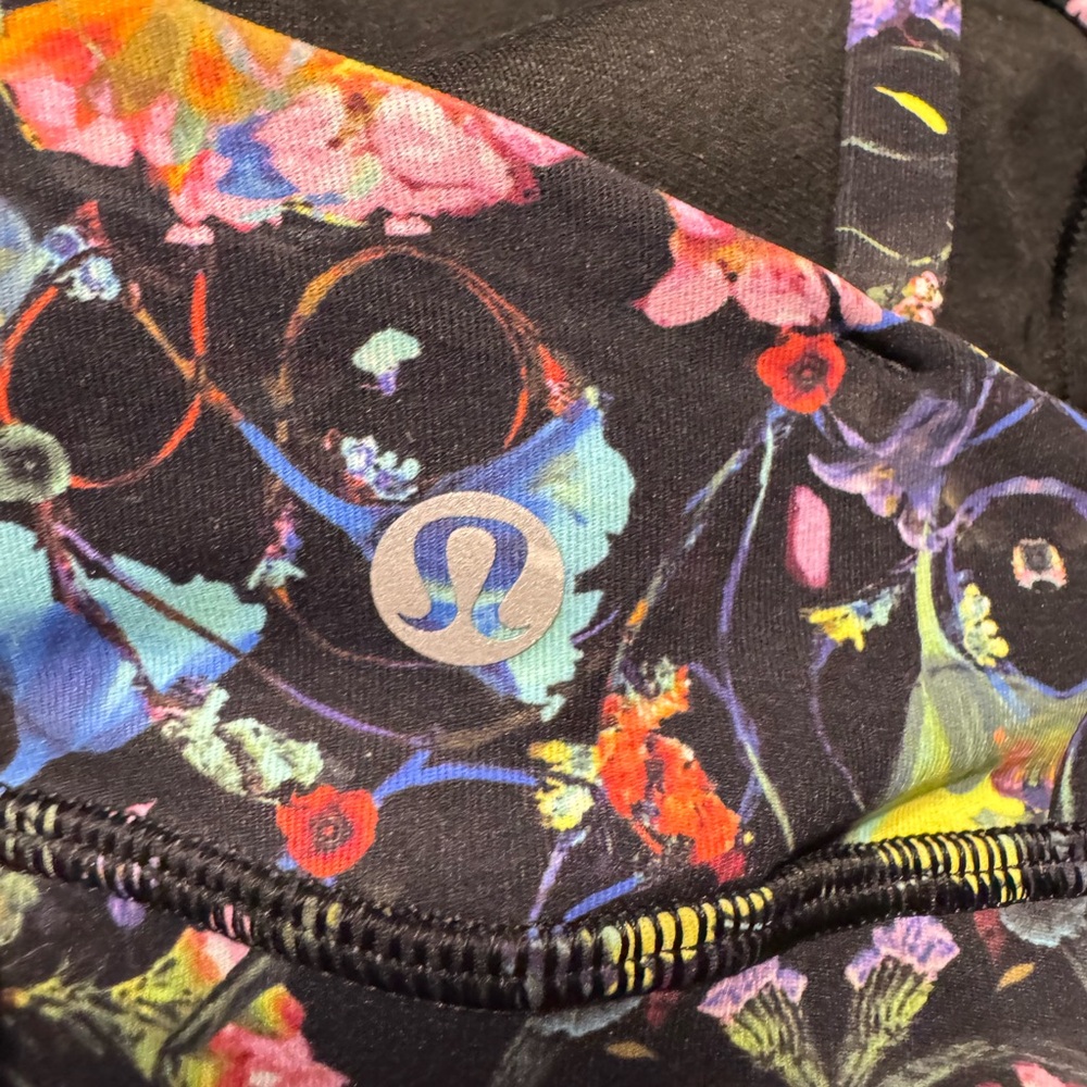 Lululemon Floral Patterned Sports Bra